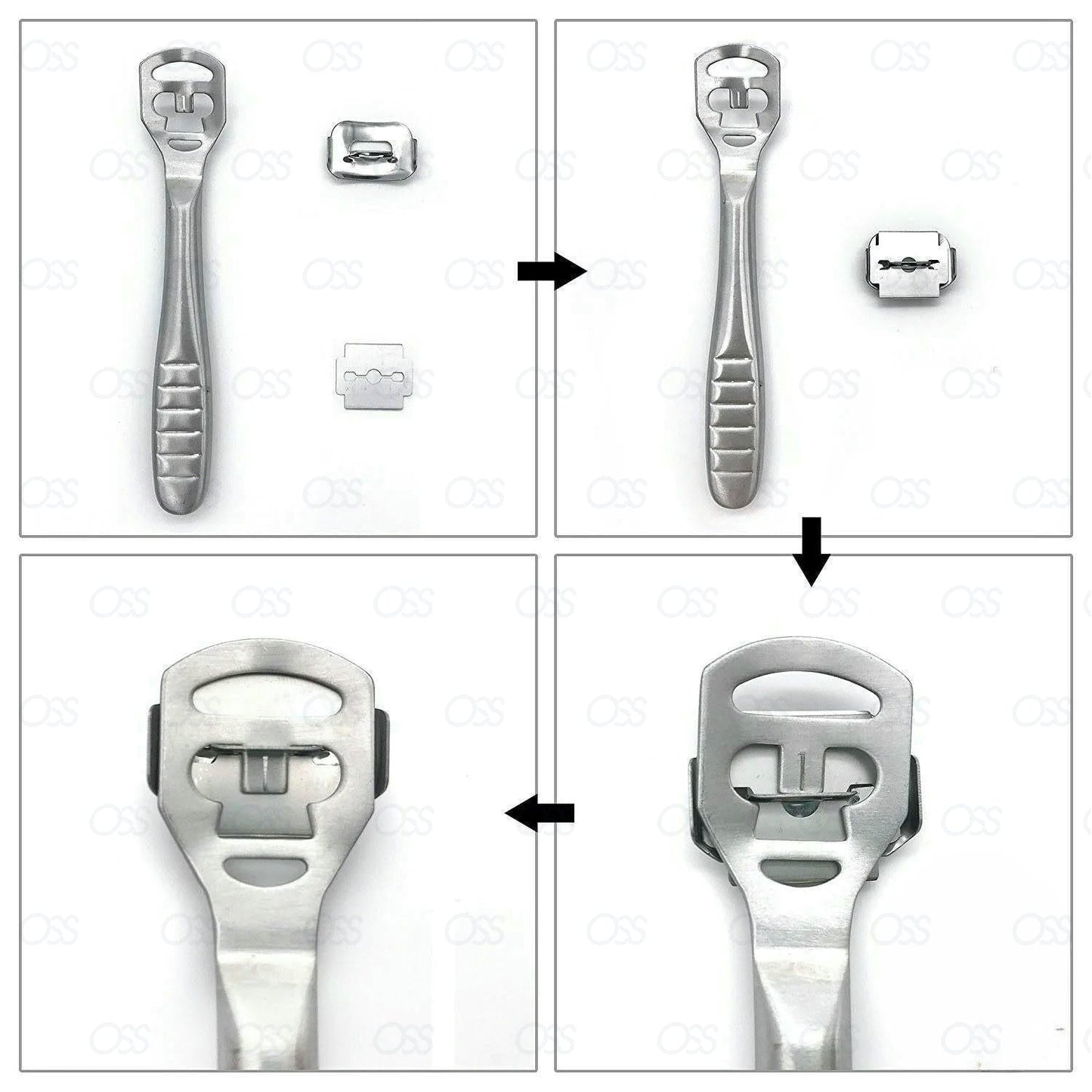 CALLUS REMOVER FOOT TOOL + 10 BLADES