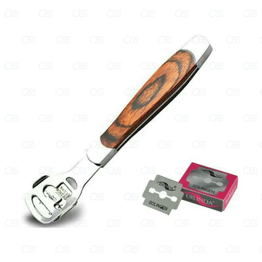 CALLUS REMOVER Hard Dead Skin CORN Cutter Shaver Pedicure FOOT TOOL + 10 BLADES