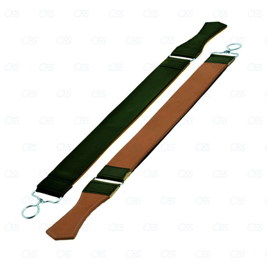 CUT THROAT STRAIGHT RAZORS LEATHER STROP SALON SHAVING & GROOMING KIT SET