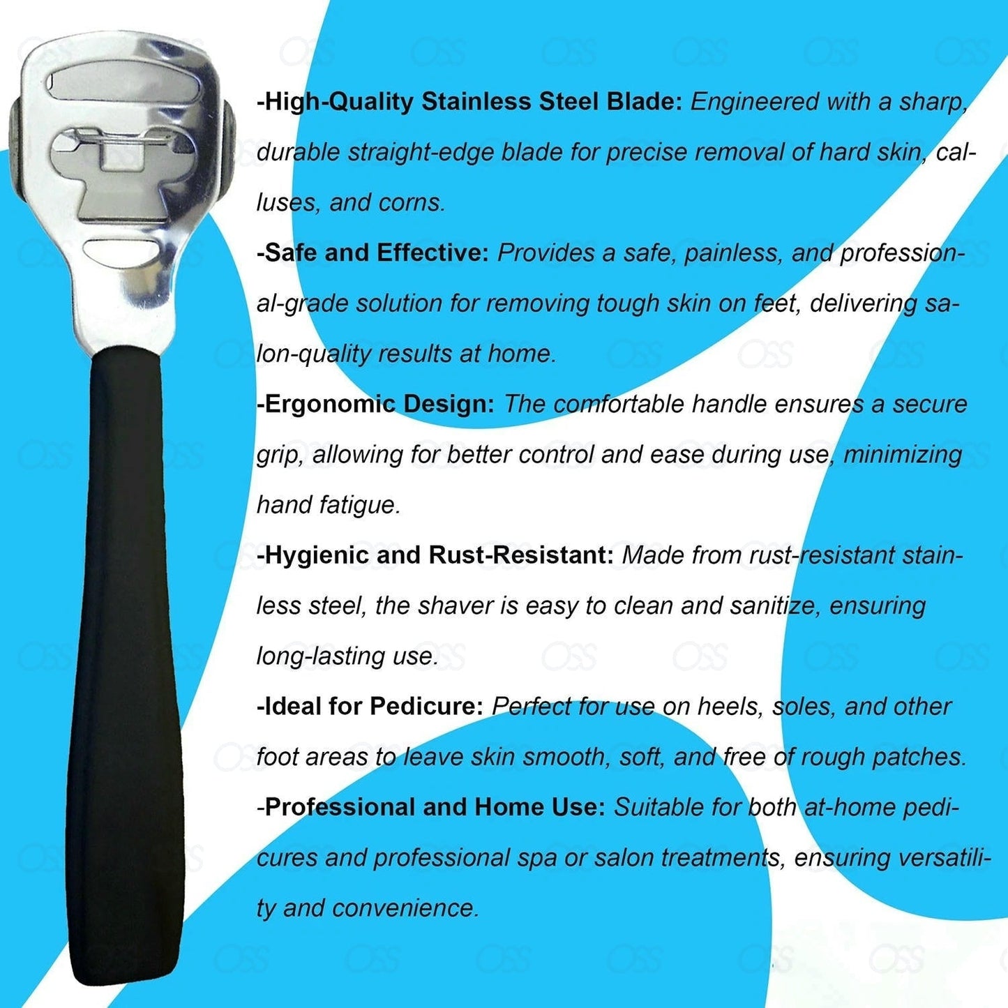 Callus Remover Corn Hard Skin Remover Shaver Foot Scraper Pedicure Kit