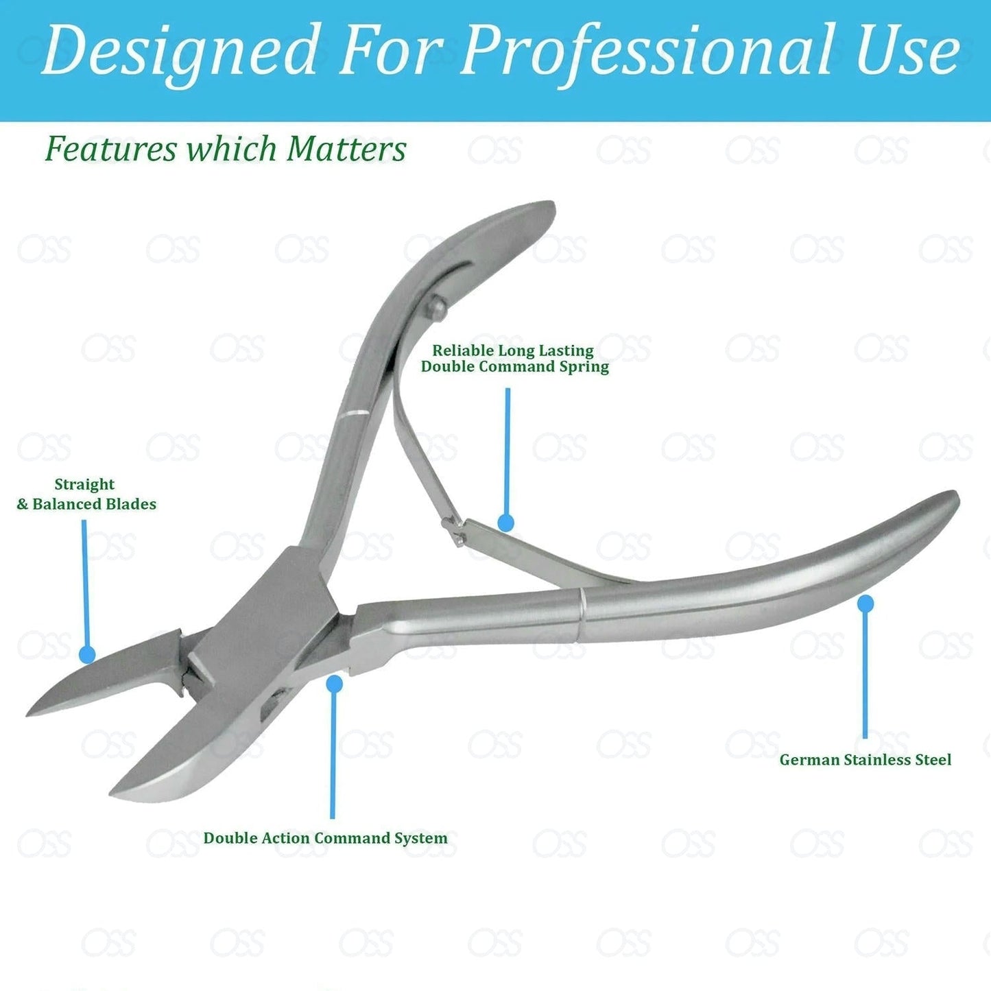 Cantilever Mycotic Toe Nail Cutters Straight