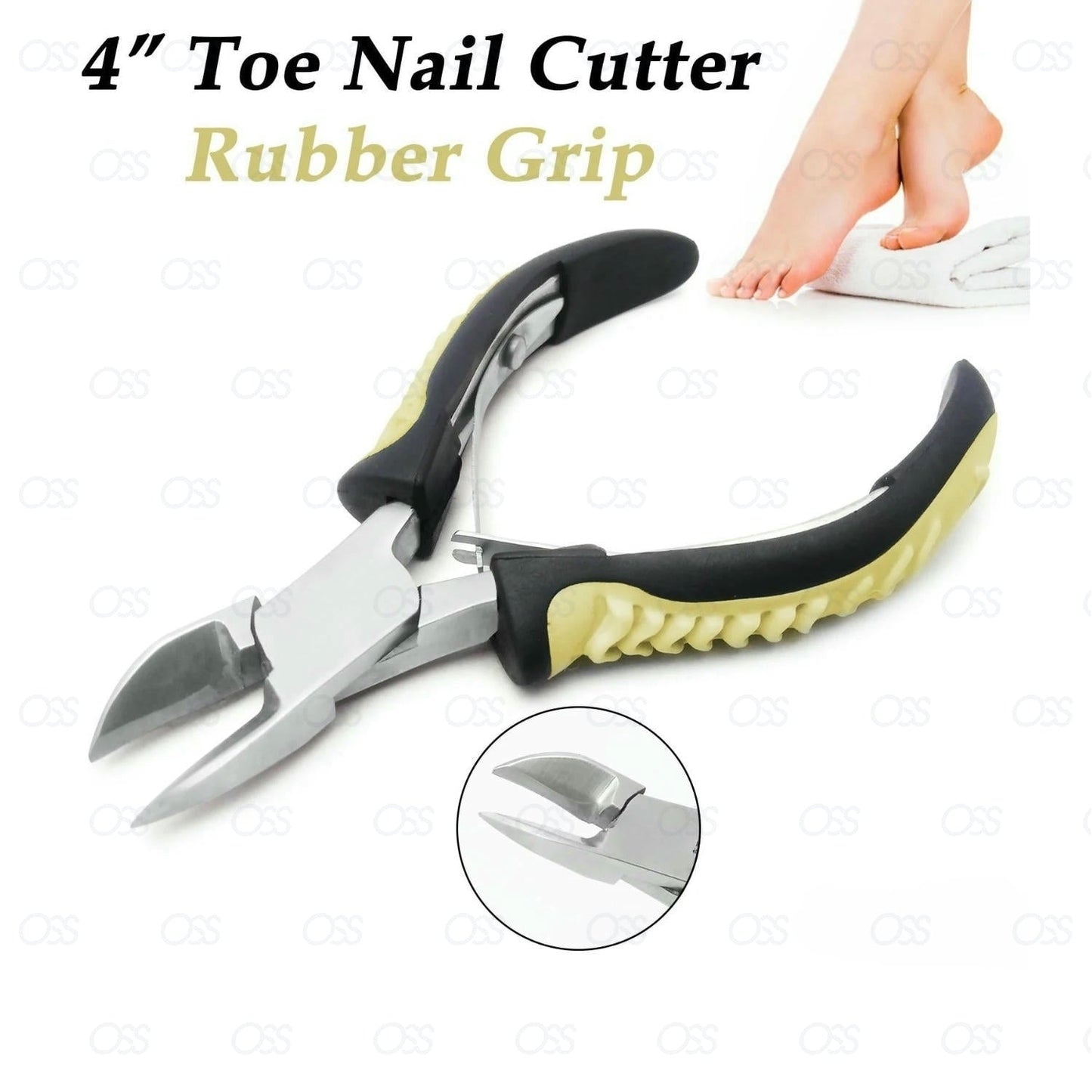 Chiropody TOE NAIL CLIPPERS For Thick Nails - Podiatry Heavy Duty NAIL CUTTERS