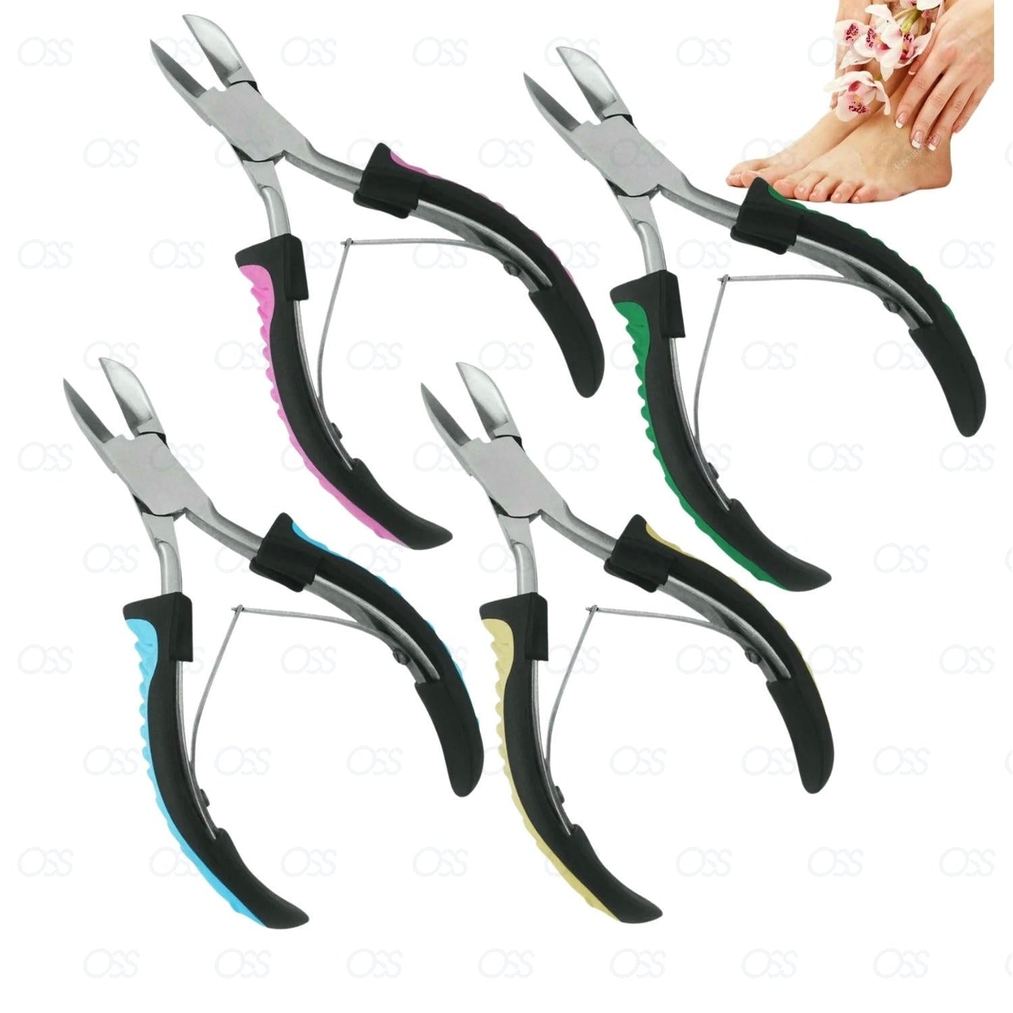 Chiropody TOE NAIL CLIPPERS For Thick Nails - Podiatry Heavy Duty NAIL CUTTERS