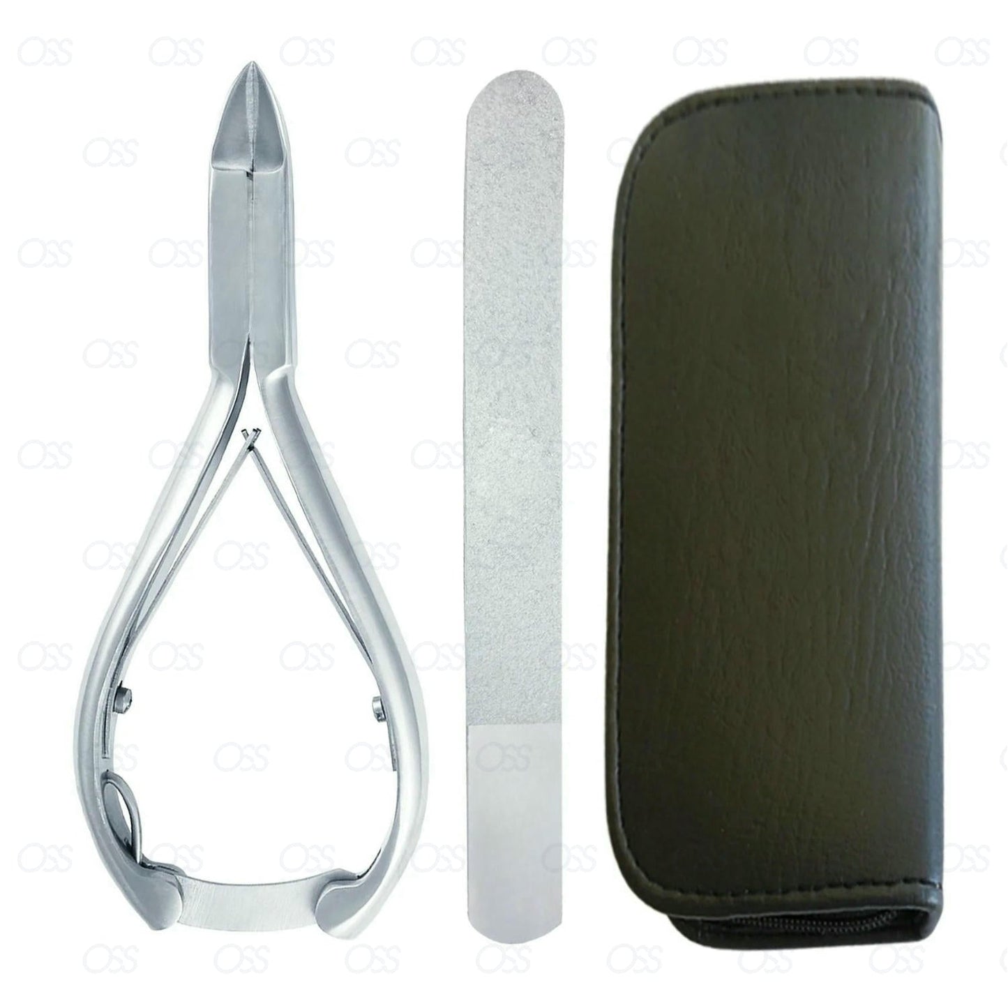 Chiropody Toe Nail Clippers 5.5 for Extra Thick Nails Podiatry Heavy Duty Cutters Kit Set