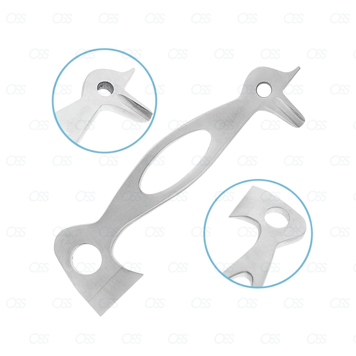 Clinch Cutter Nail Remover Hoof Buffer Stainless Steel Farrier Heavy Duty