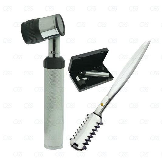 Clinical Dermatoscope Dermatology Skin Examination Diagnostic SET Hair remover Blade Kit Skin Analysis