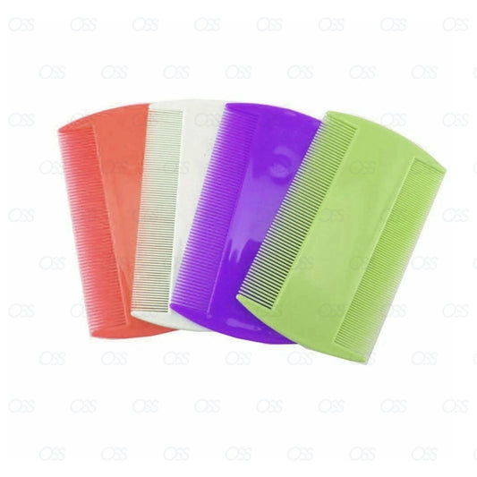 Compact Plastic Ultra Fine Nit LICE Comb Childrens Hair nit remover Dual sides
