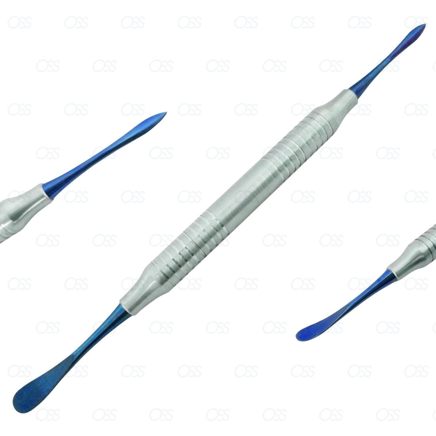 Composite Filling Instruments 5 PCS Dental Restorative Silver Blue Coated CE