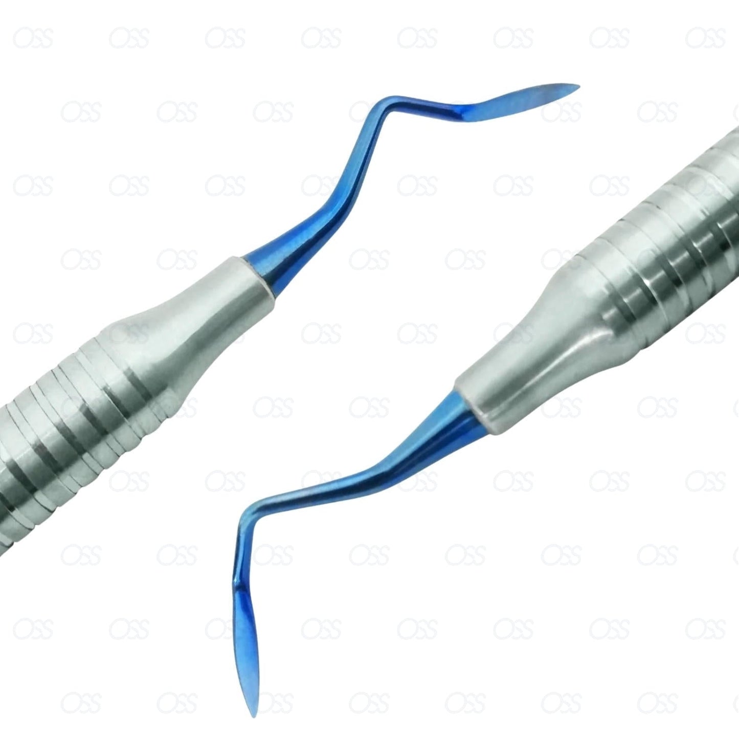 Composite Filling Instruments 5 PCS Dental Restorative Silver Blue Coated CE