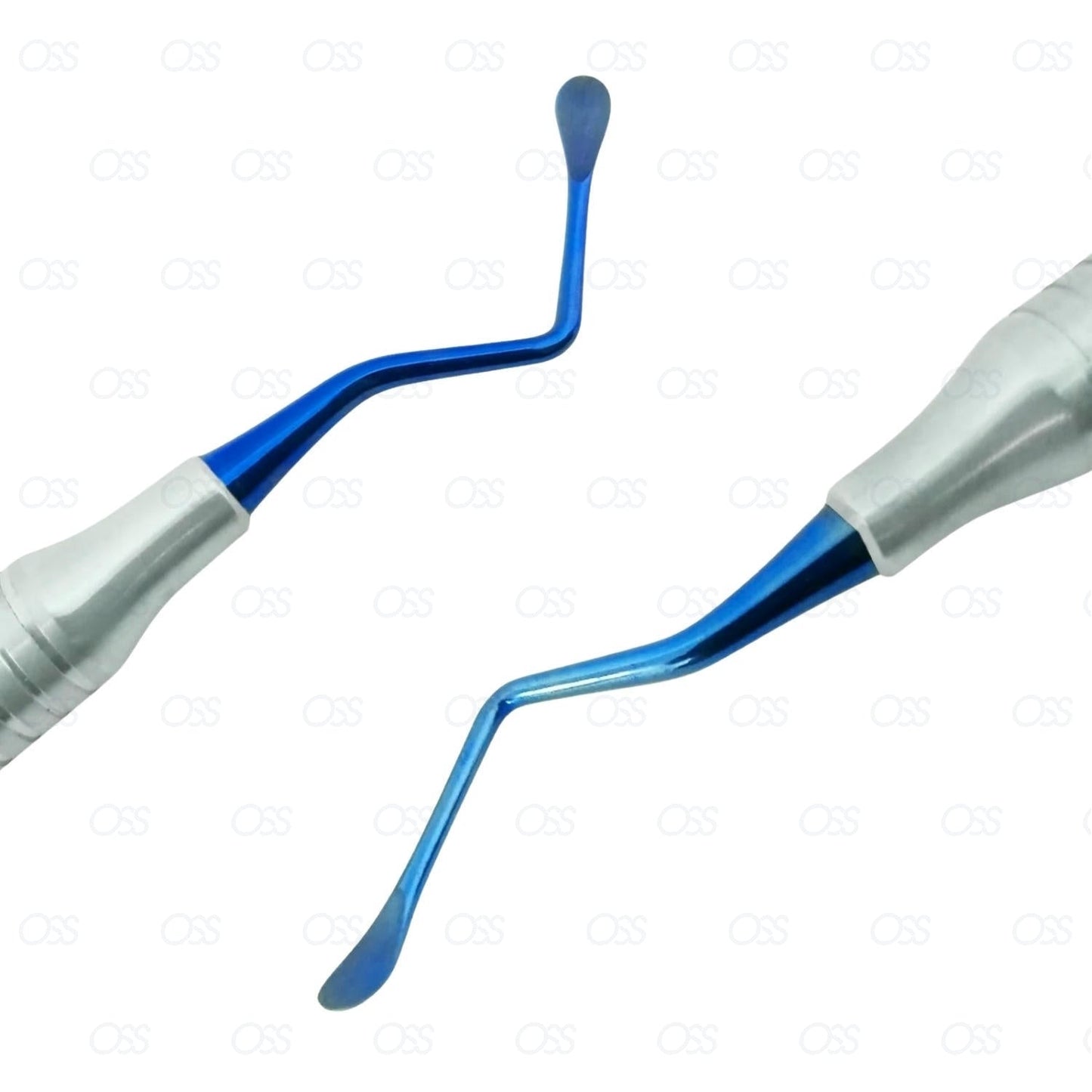 Composite Filling Instruments 5 PCS Dental Restorative Silver Blue Coated CE