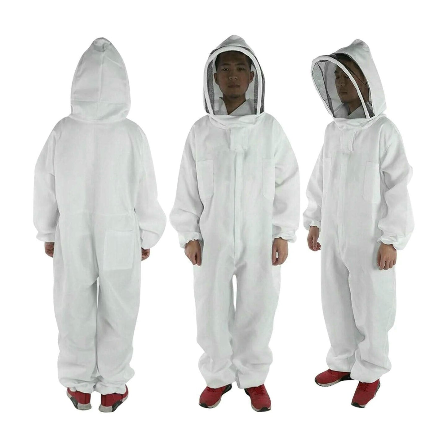 Cotton Full Body Beekeeping Clothing Veil Hood Hat Clothes Jaket Protective Beekeeping Suit Beekeepers Bee Suit Equipment