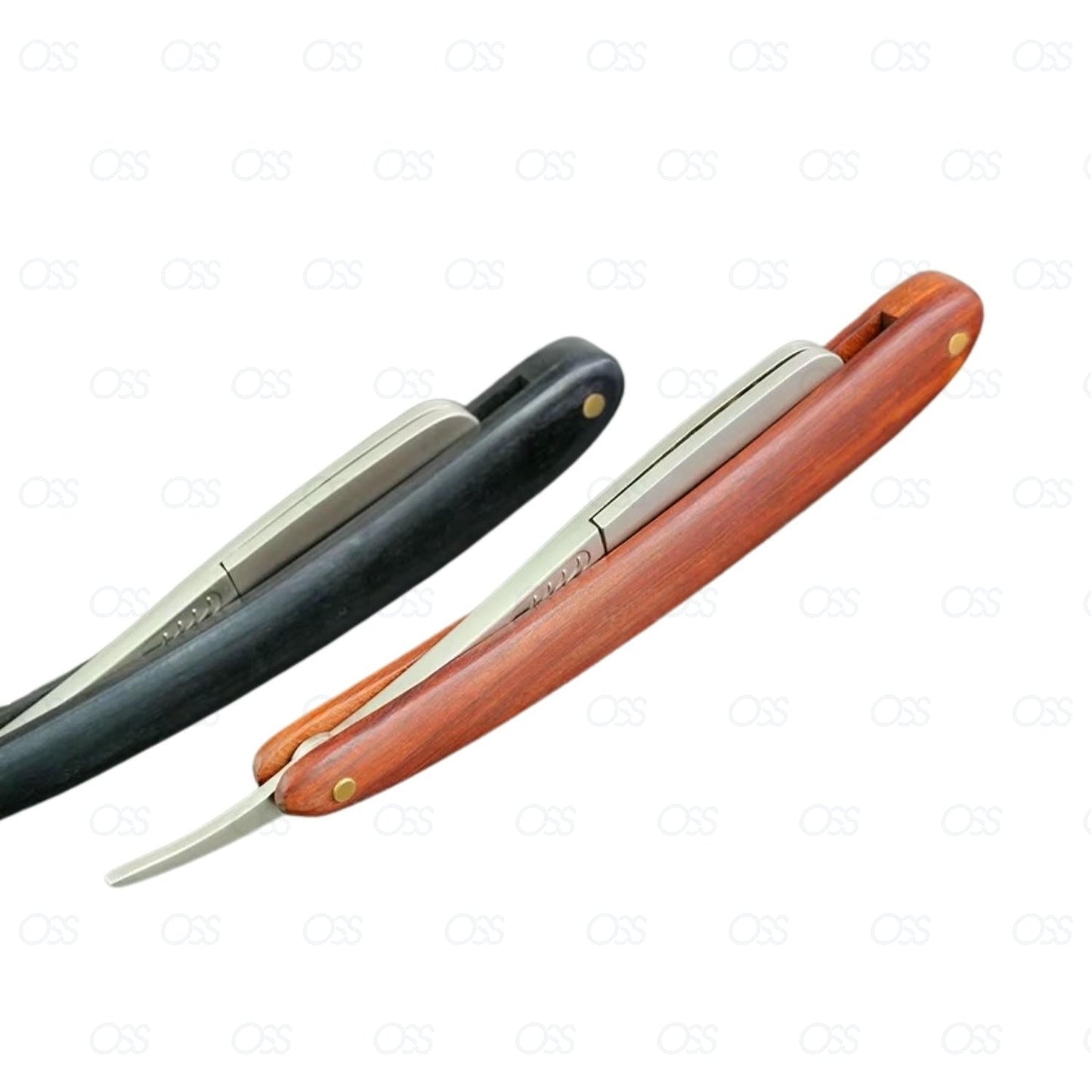 Cut Throat Shaving Razor Straight 5 x Disposable Blade-Plastic