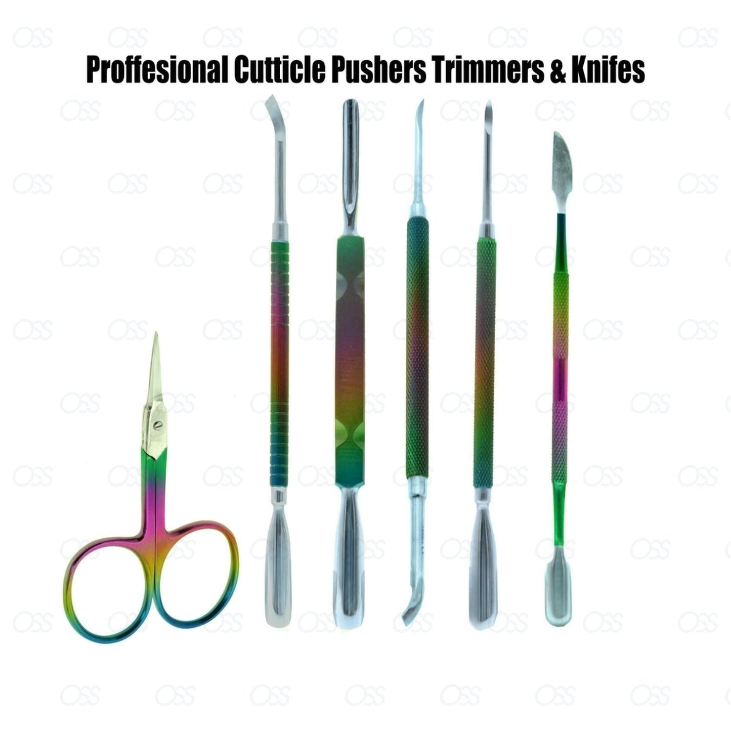 Cuticle Pusher UV Gel Polish Soak Off Remover Tool Nail Arts Cuticle Trimmer UK