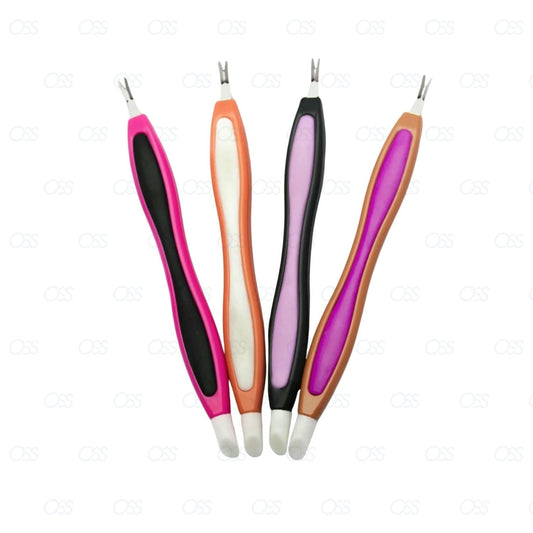 Cuticle Pusher UV Gel Polish Soak Off Remover Tool Nail Arts Cuticle Trimmer