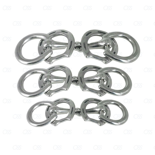 DOUBLE HORSESHOE DRIVING BIT, STAINLESS STEEL FROM 3" TO 6" EQUESTRIAN