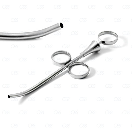 Dental Bone Graft Syringe Implant Straight Curved Surgical Instruments CE