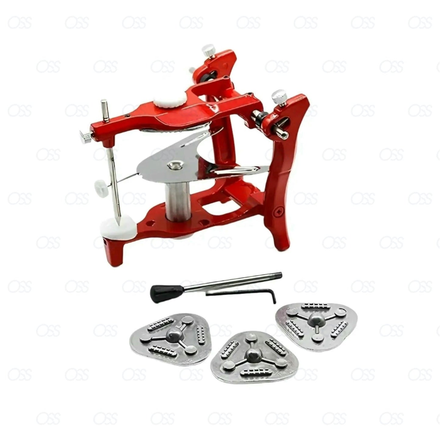 Dental Implant Articulator Paper Holder Stainless Steel CE Approved Red