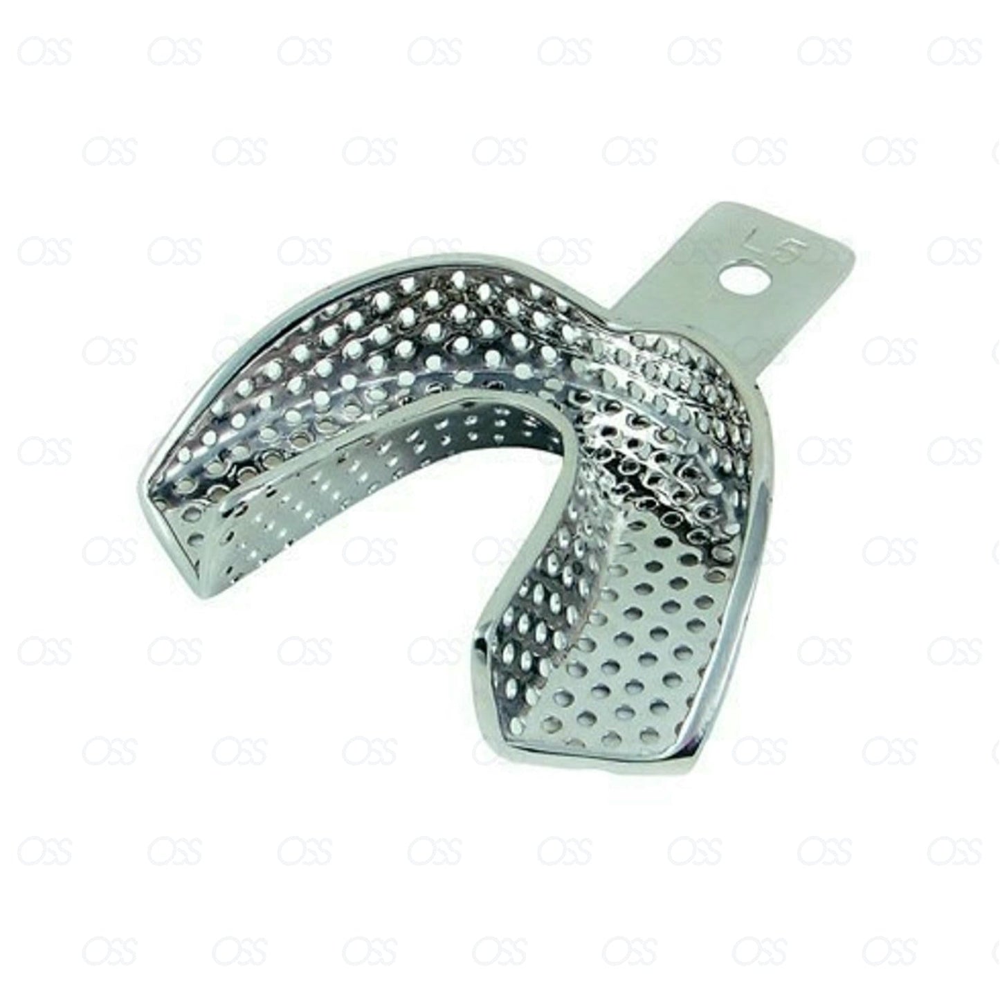 Dental Impression Trays Full Denture Perforated Set of 10 SML Upper Lower CE