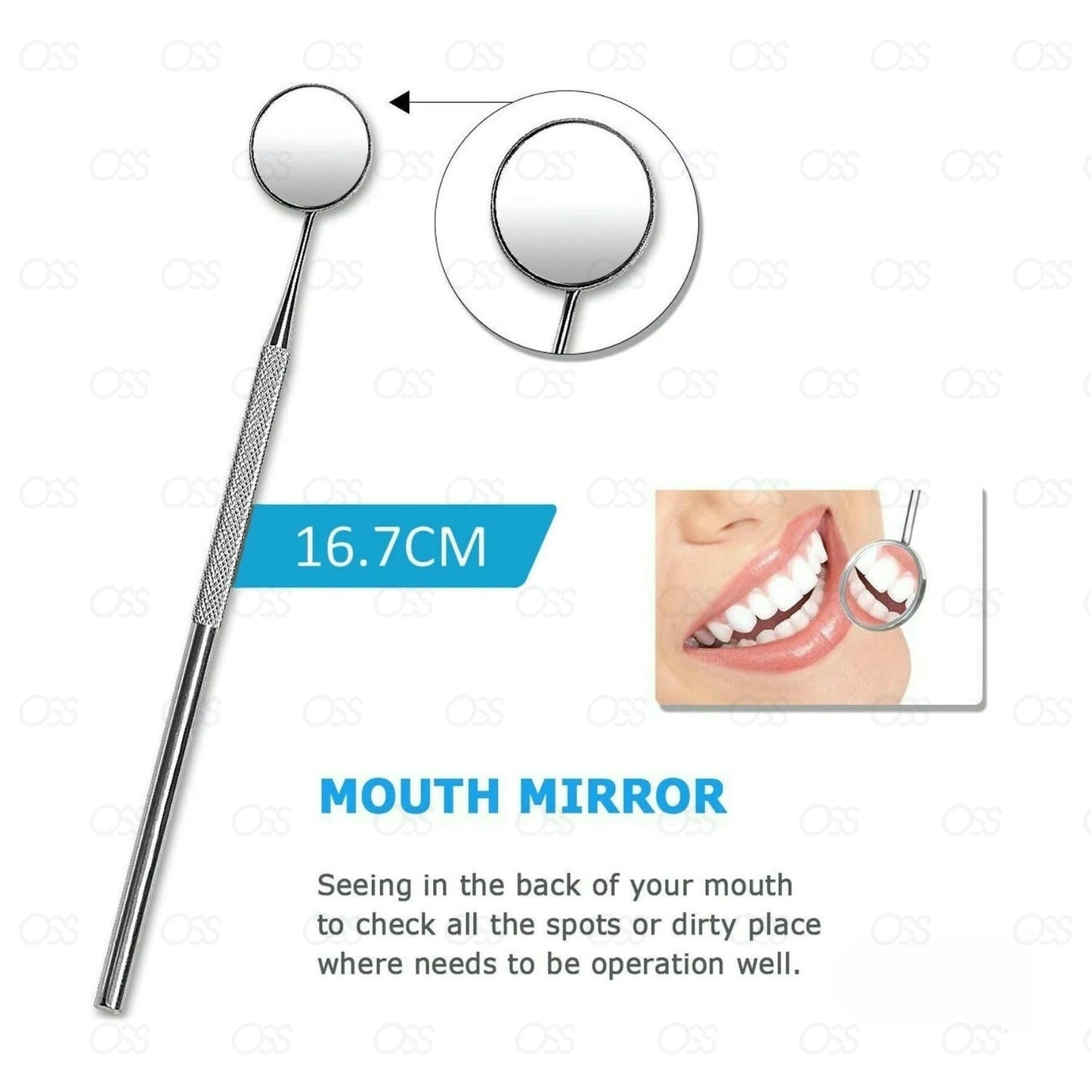 Dental Kit Tooth Scraper Mirror Scale Set Tartar Calculus Plaque Remover CE