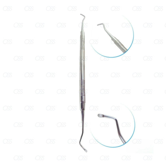 Dental Excavator 1.2mm Dual Edge Spoon Composite Restorative Instruments CE