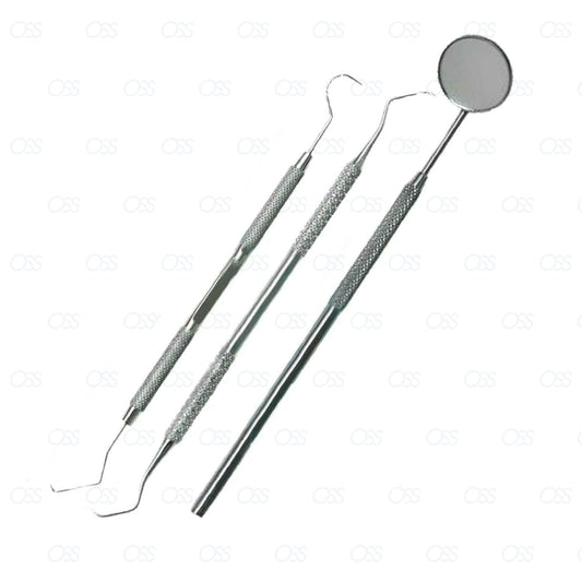 Dental Kit Tooth Scraper Mirror Scale Set Tartar Calculus Plaque Remover