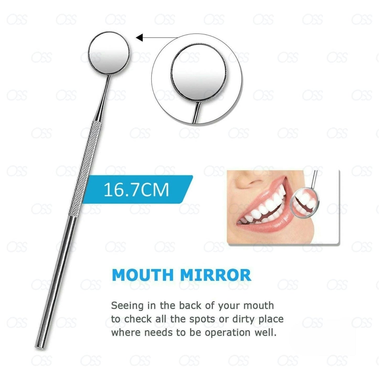 Dental Kit Tooth Scraper Mirror Scale Set Tartar Calculus Plaque Remover