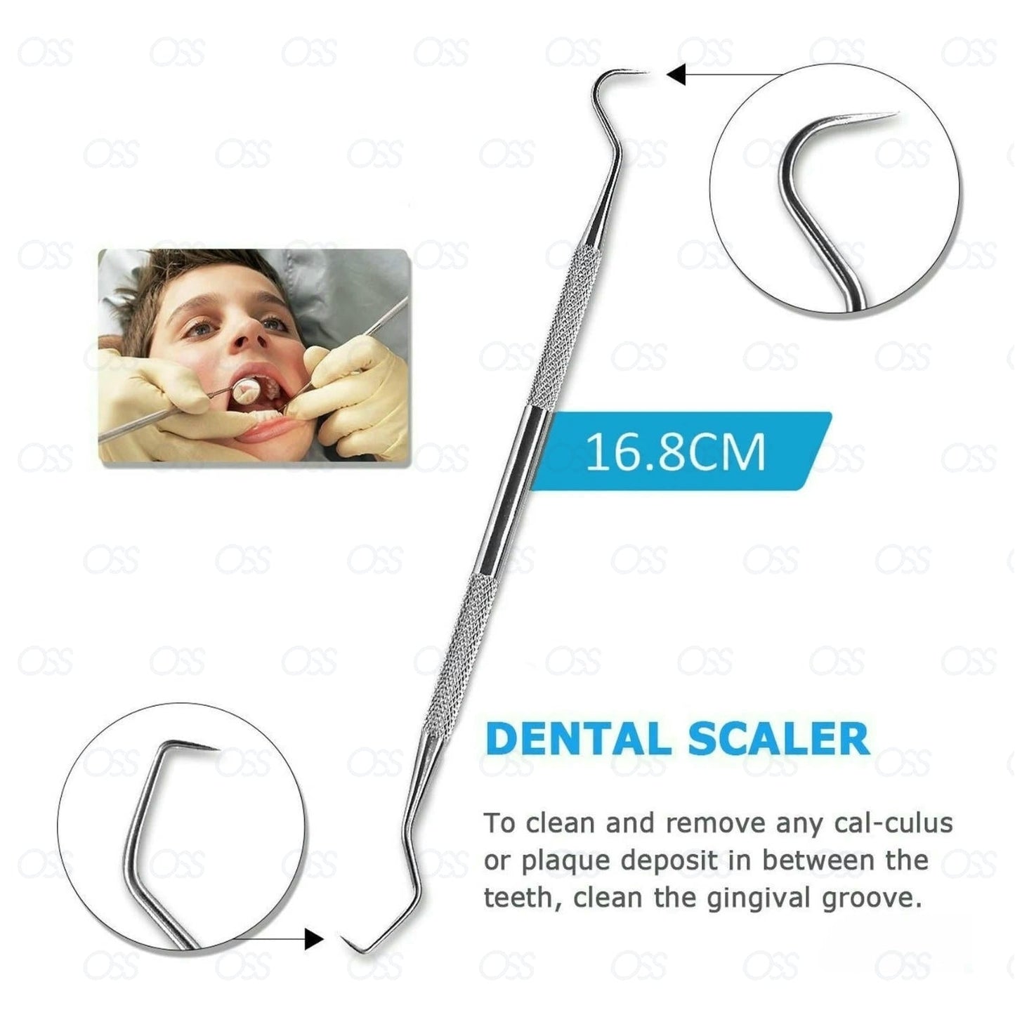 Dental Kit Tooth Scraper Mirror Scale Set Tartar Calculus Plaque Remover