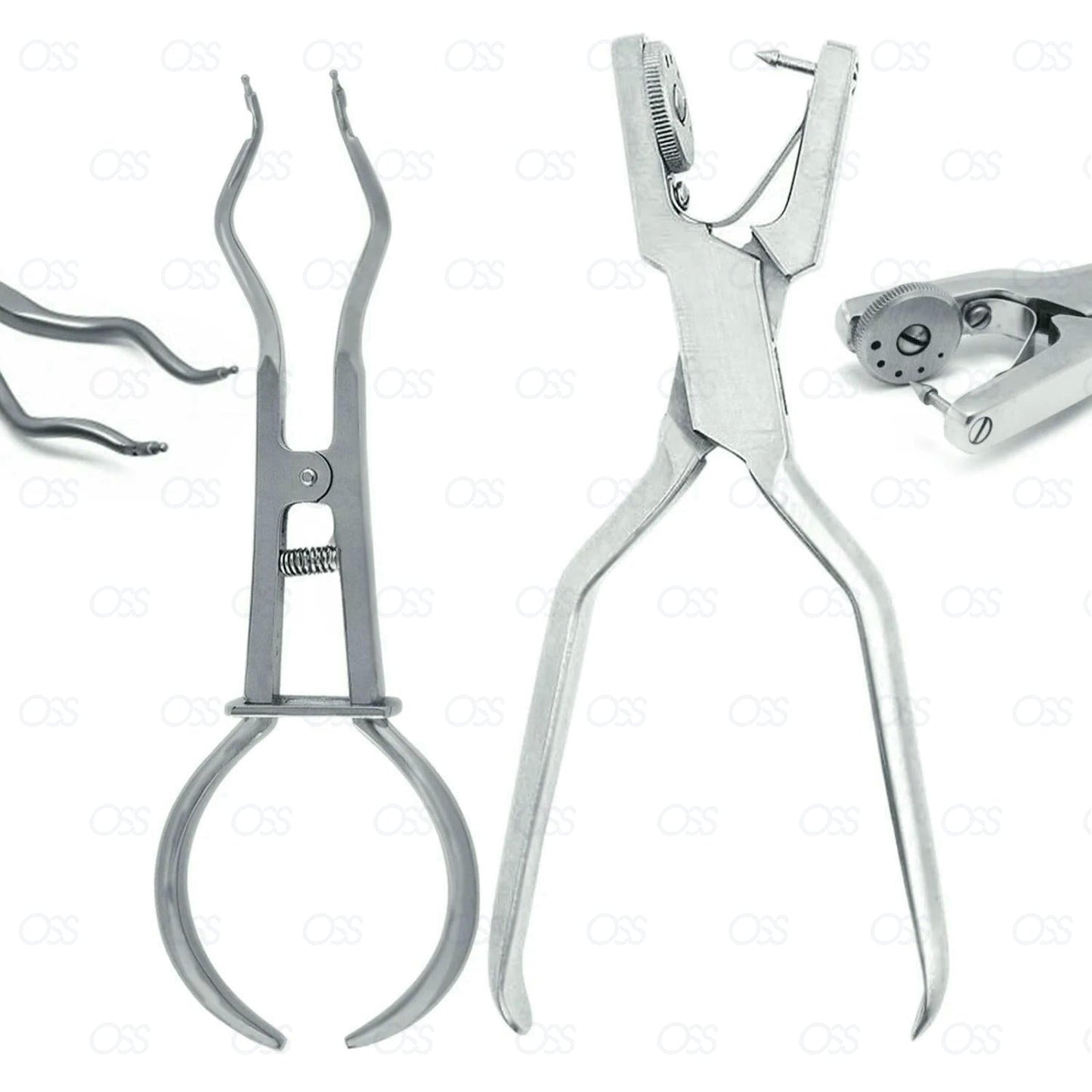 Dental Rubber Dam Kit Ainsworth Brewer Winged Rubber Dam Clamps Forceps Frame CE