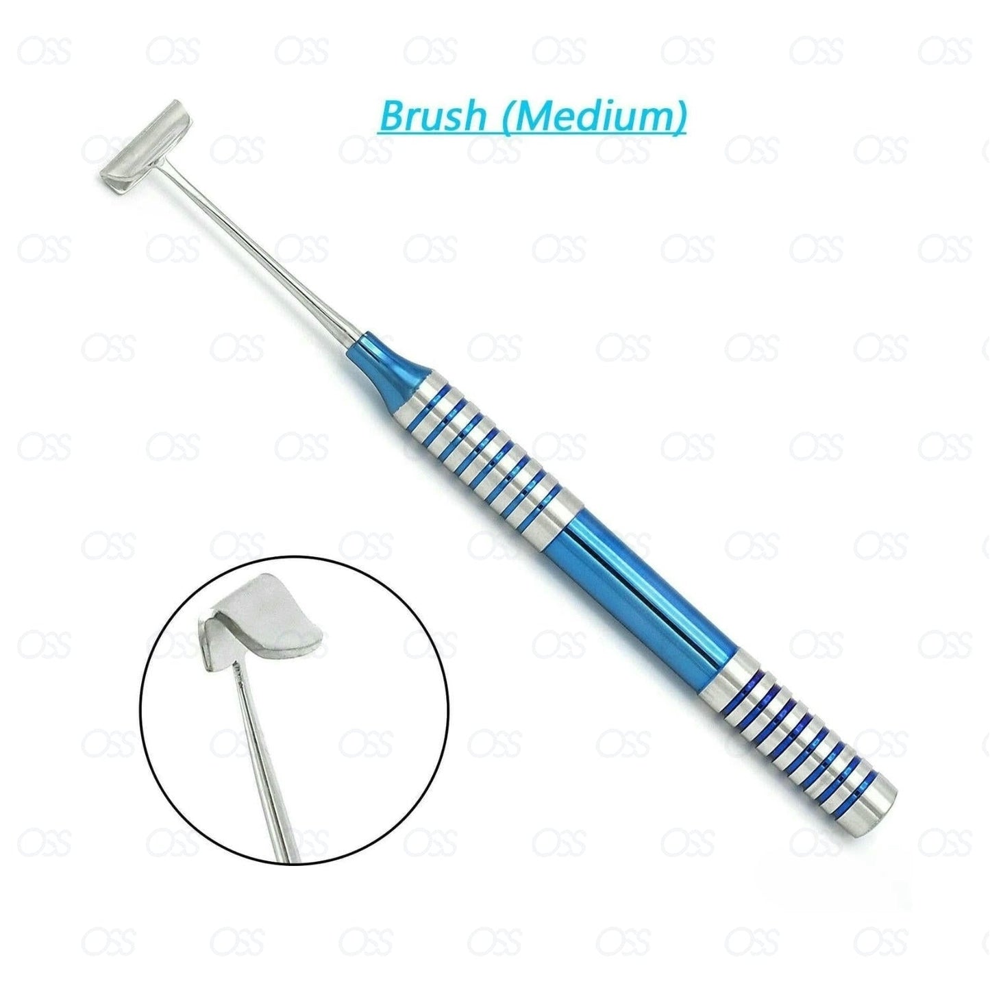 Dental Soft Brushing Kit Lingual Tissue Flap Surgery Implant Instruments 5Pcs CE