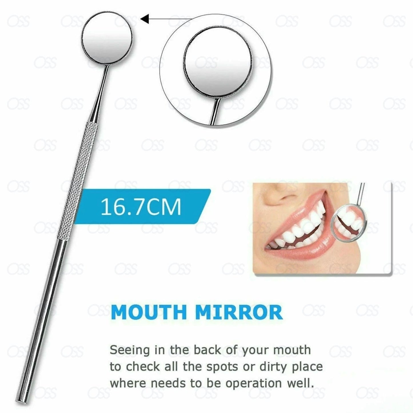 Dental Tool Tooth Scraper Prob Scale Set Tartar Calculus Plaque Remover CE