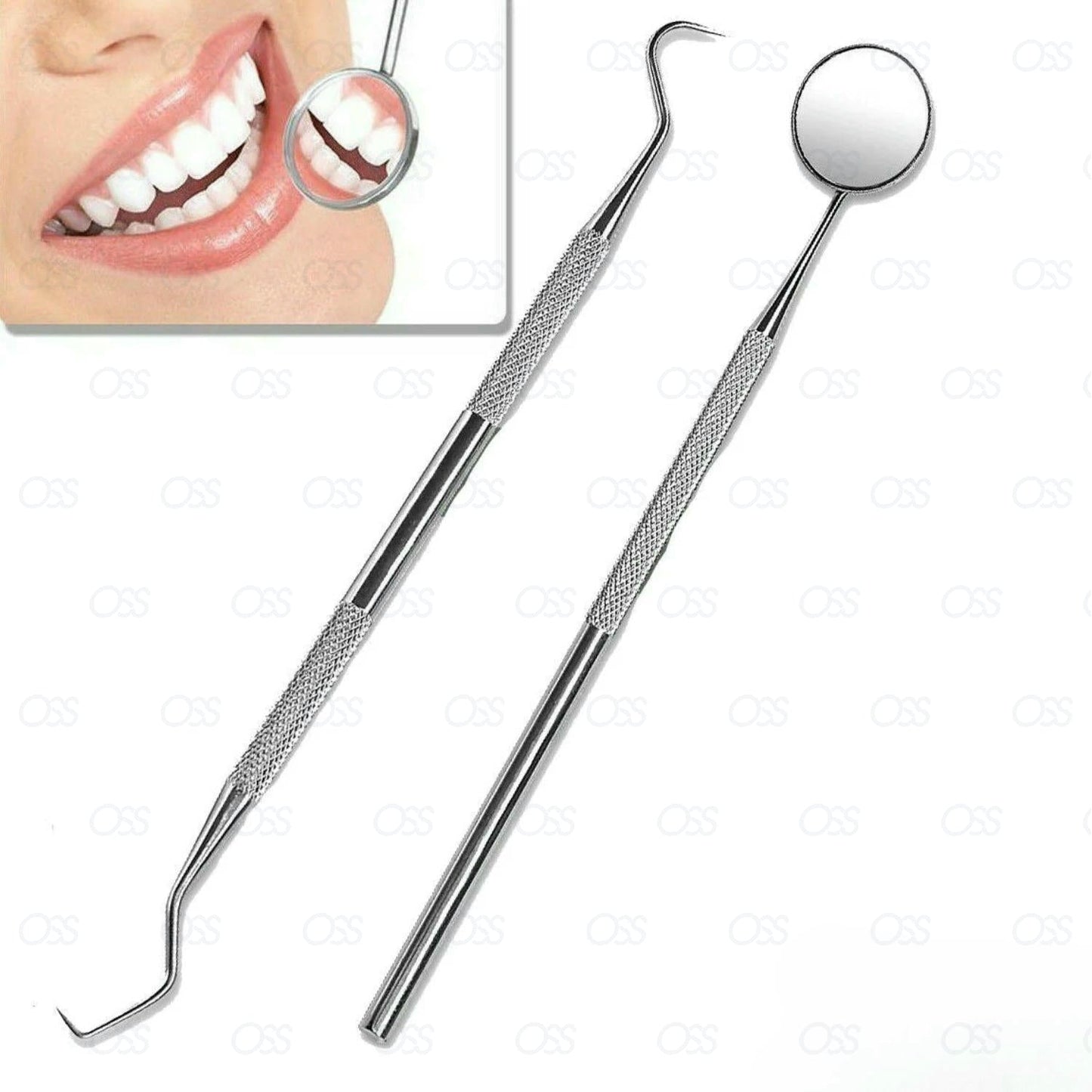 Dental Tool Tooth Scraper Prob Scale Set Tartar Calculus Plaque Remover CE