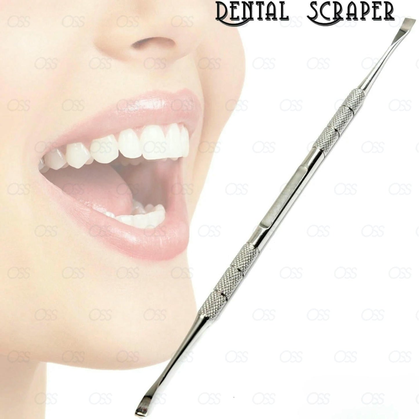 Dental floss care teeth whitening tartar plaque calculus remover tooth scraper