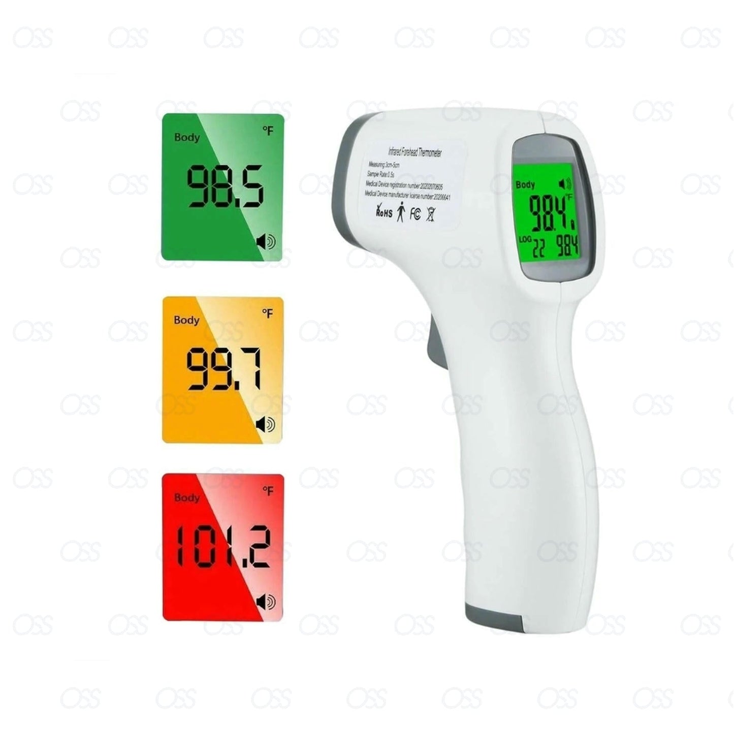 Digital Infrared Thermometer Non-Contact Head Body Food Dual Mode Gun Baby Adult