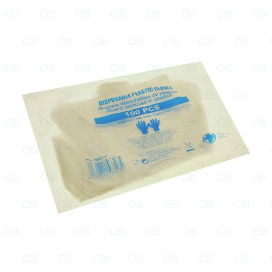 Disposable Plastic Gloves - Cooking, Cleaning, Food Handling, Protection - One Size Fits Most