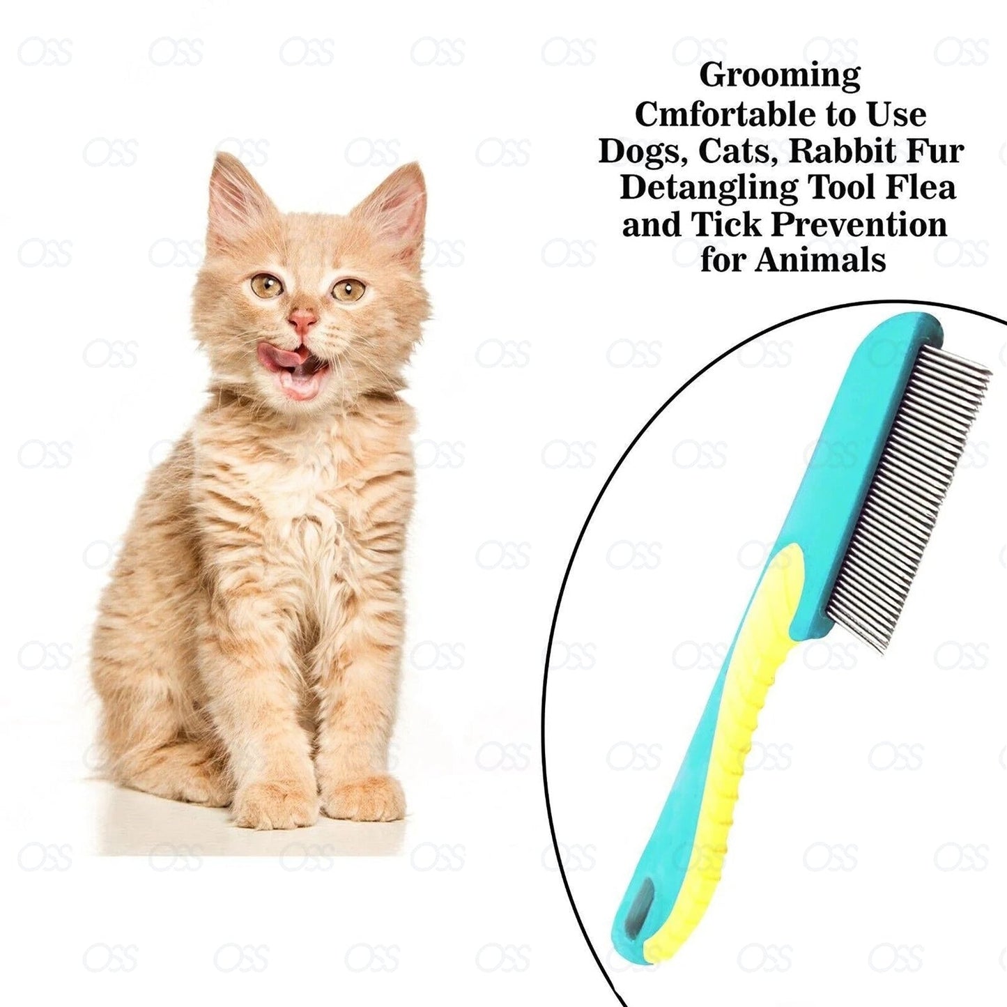 EXTRA FINE NIT HAIR COMB LARGE HANDLE Head Lice Egg Larva Remover Comb Anti-Lice