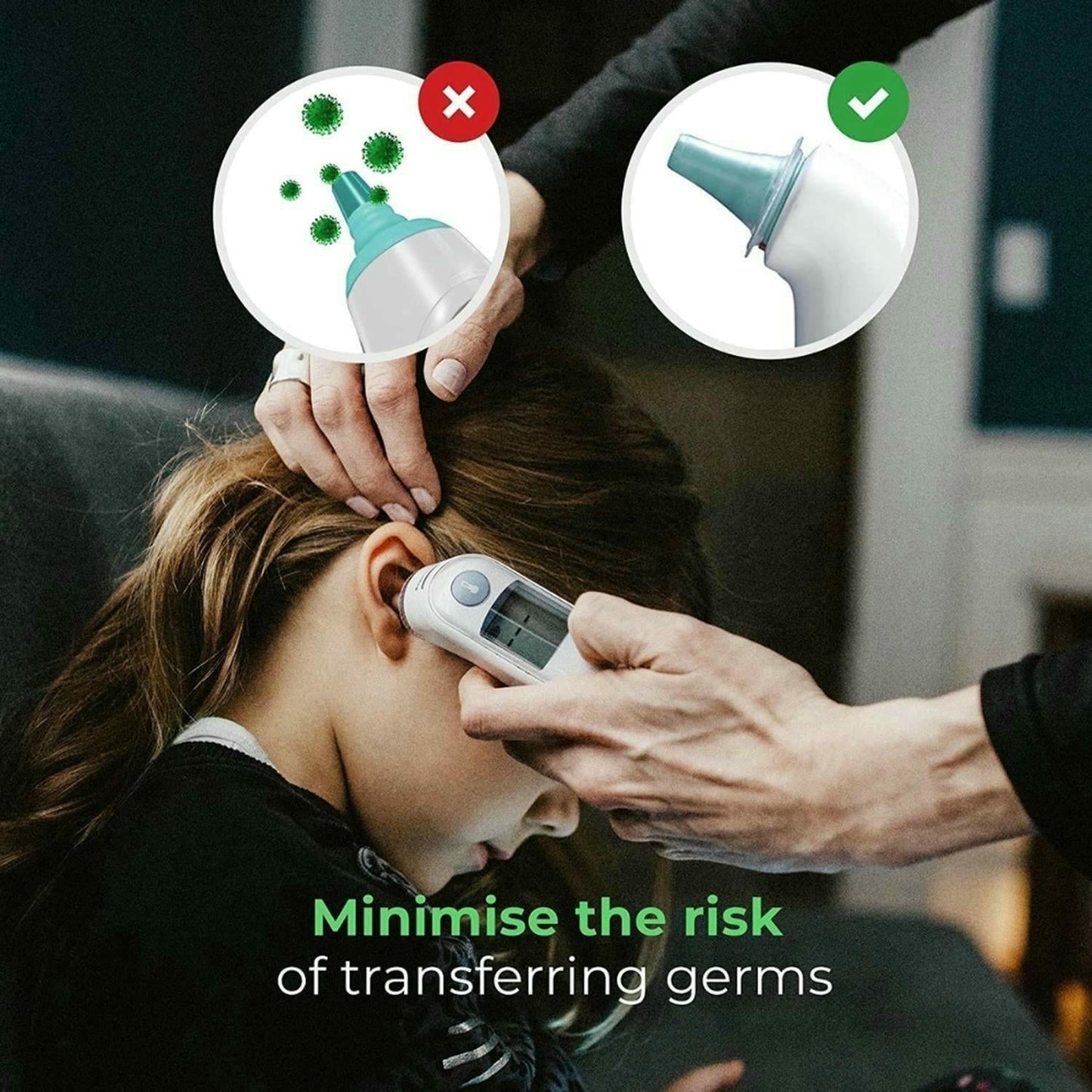 Ear Thermometer Probe Covers Refills Caps Lens Filters Braun and other Digital Thermometers Disposable Covers