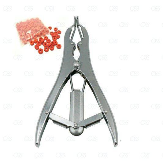 Elastrator Castrating Pliers Rubber Ring Applicator Steel