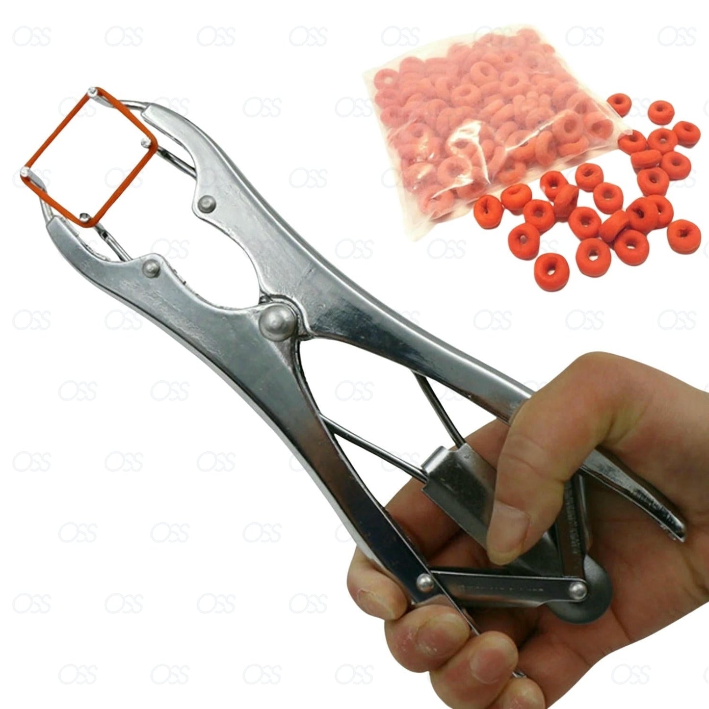 Elastrator Castrating Pliers Rubber Ring Applicator Steel