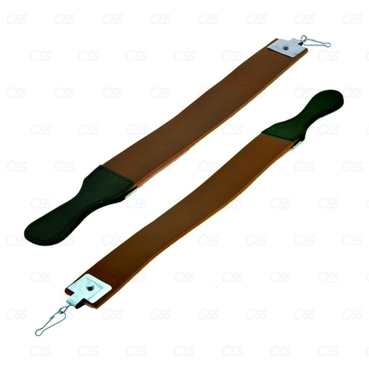 England Cow Leather Strop Cut Throat Shaving Razor Barber Sharpening Tools