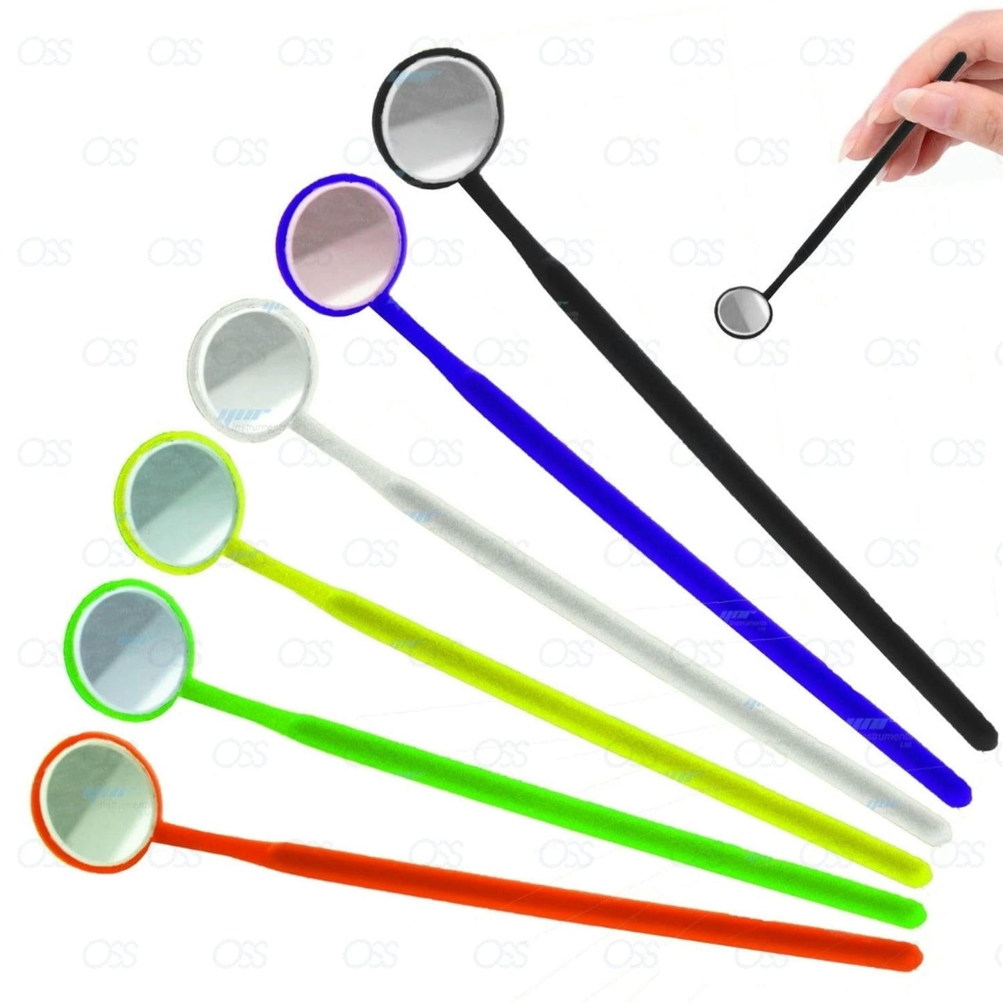 England Dental Mirror No 5, Stainless Steel Plastic Oral Diagnostic Tools CE