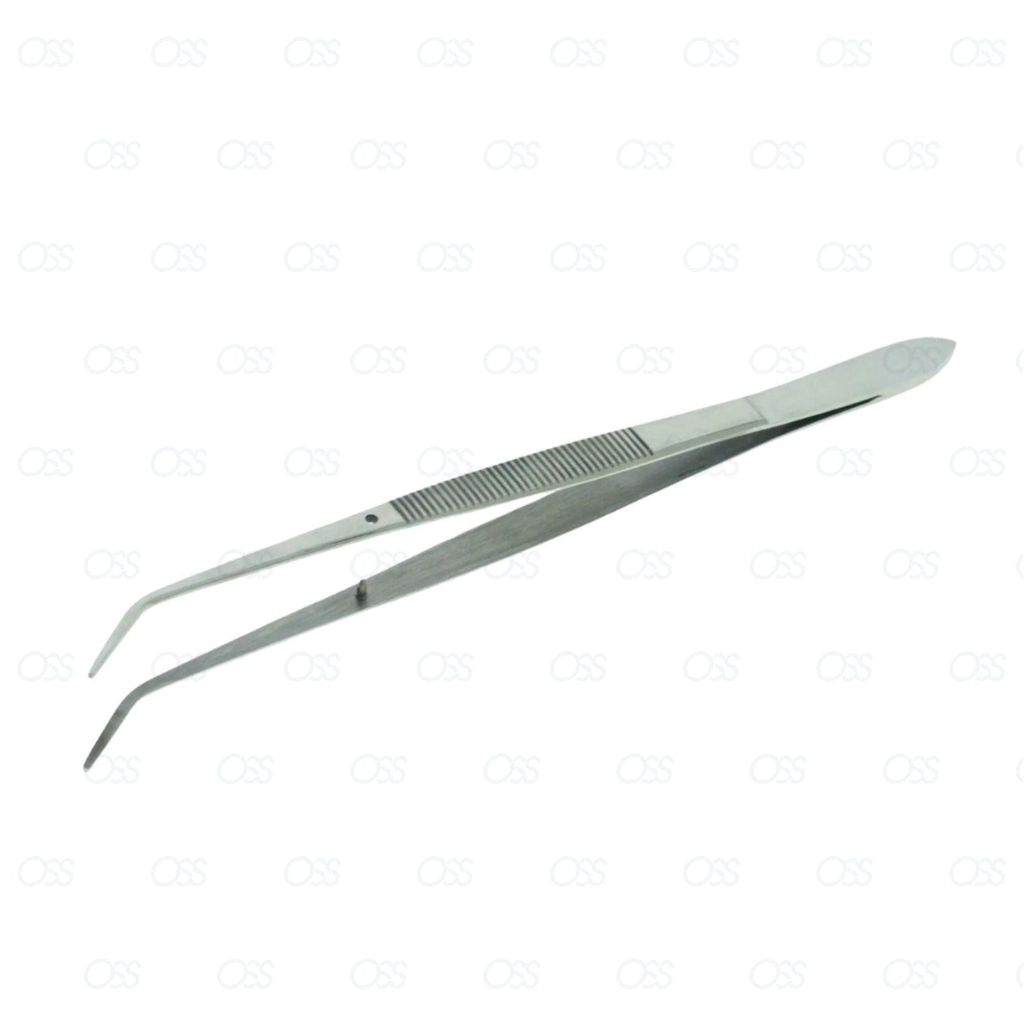 England Dental Perry Serrated Curved Dissecting Tweezers 10.5cm Dentist Lab