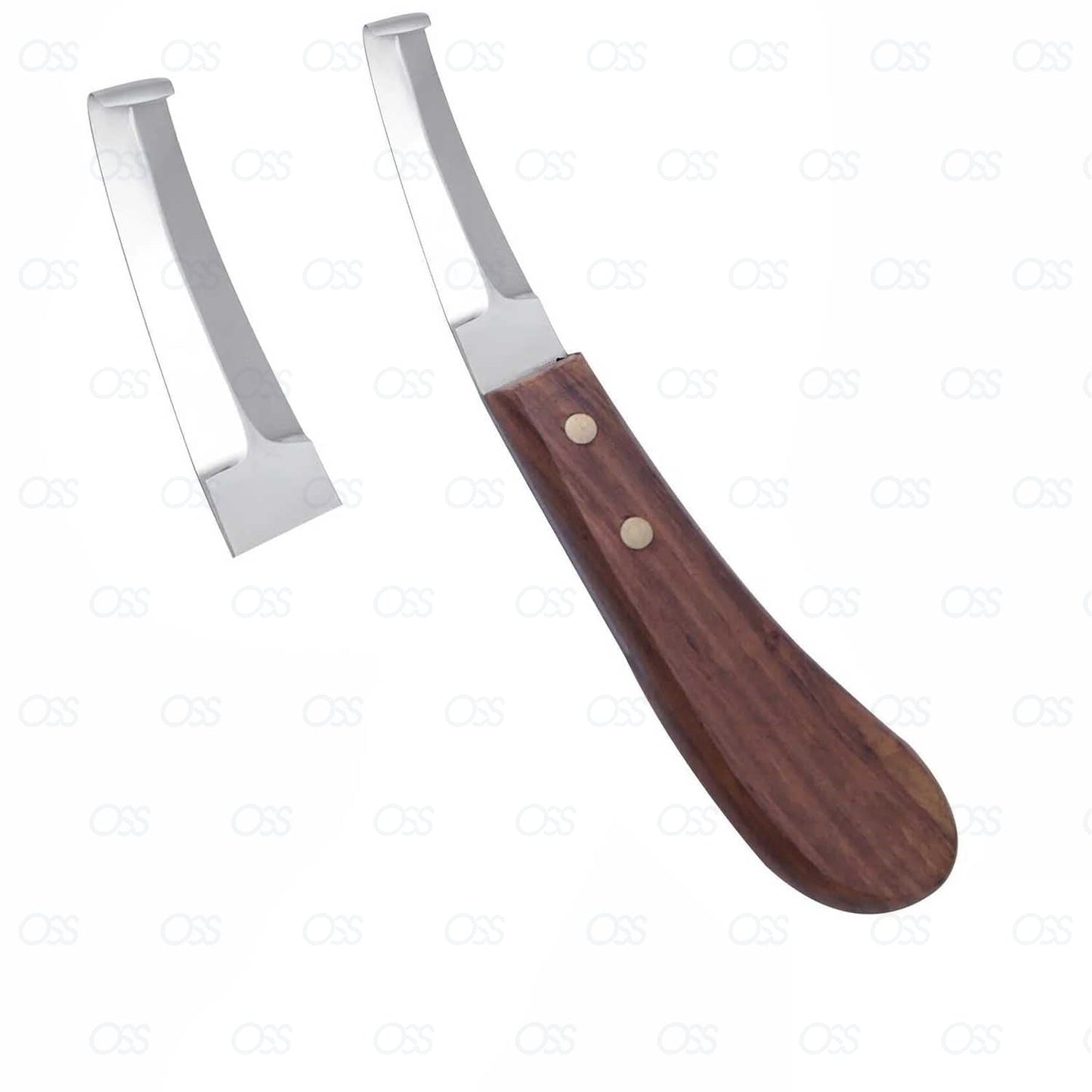 England Hoof Knife Right Double Sided Blades Farriers Tools CE