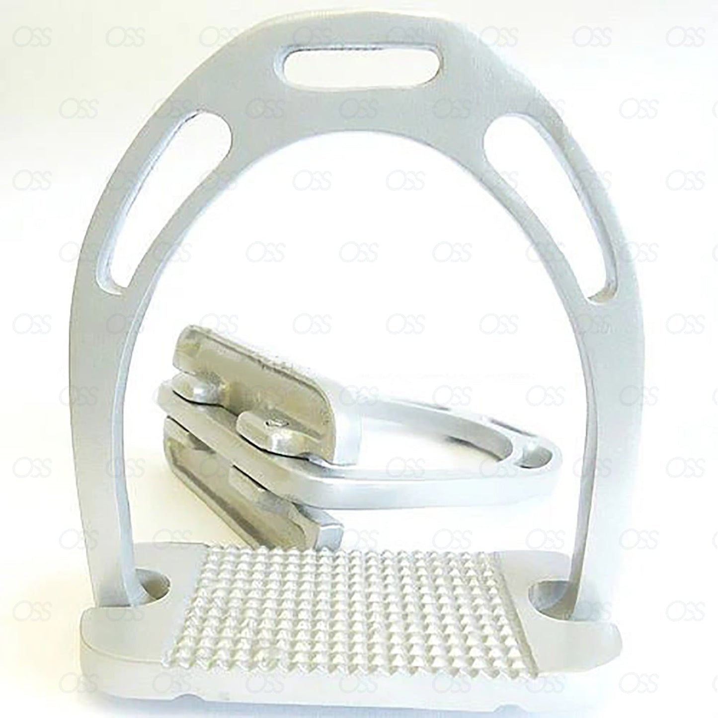 England Jinn Stirrups Steel Crystal Iron Horse Riding Equestrian Treads New