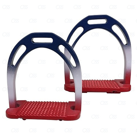 England Jinn Stirrups Steel Crystal Iron Horse Riding Equestrian Treads New