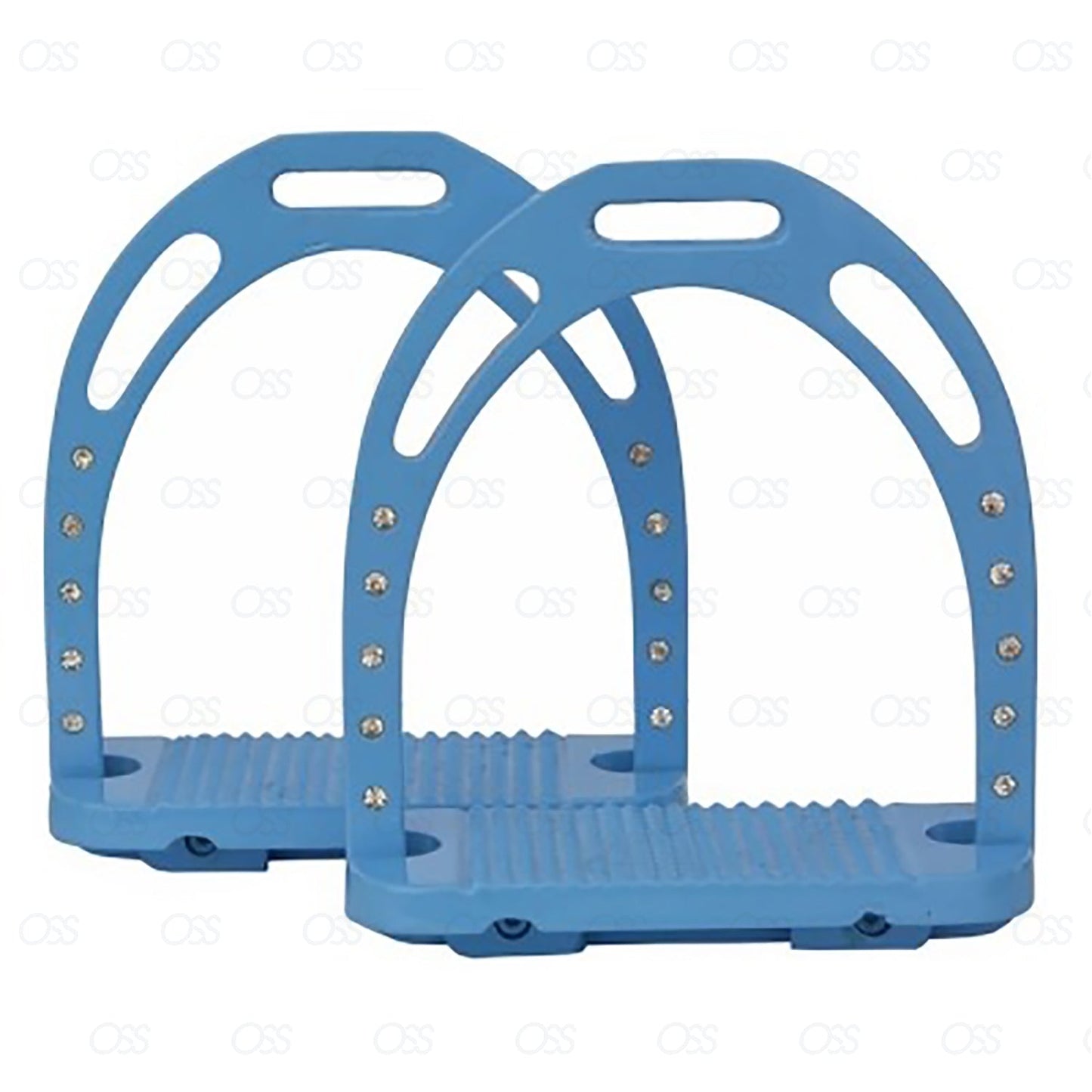 England Jinn Stirrups Steel Crystal Iron Horse Riding Equestrian Treads New