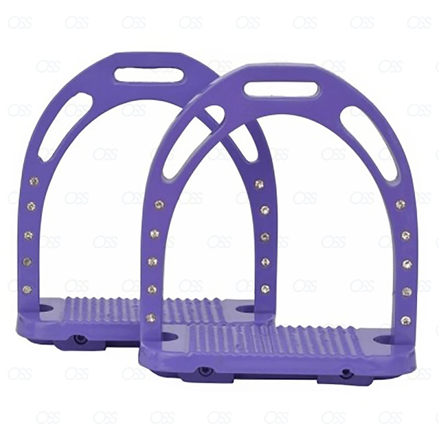 England Jinn Stirrups Steel Crystal Iron Horse Riding Equestrian Treads New