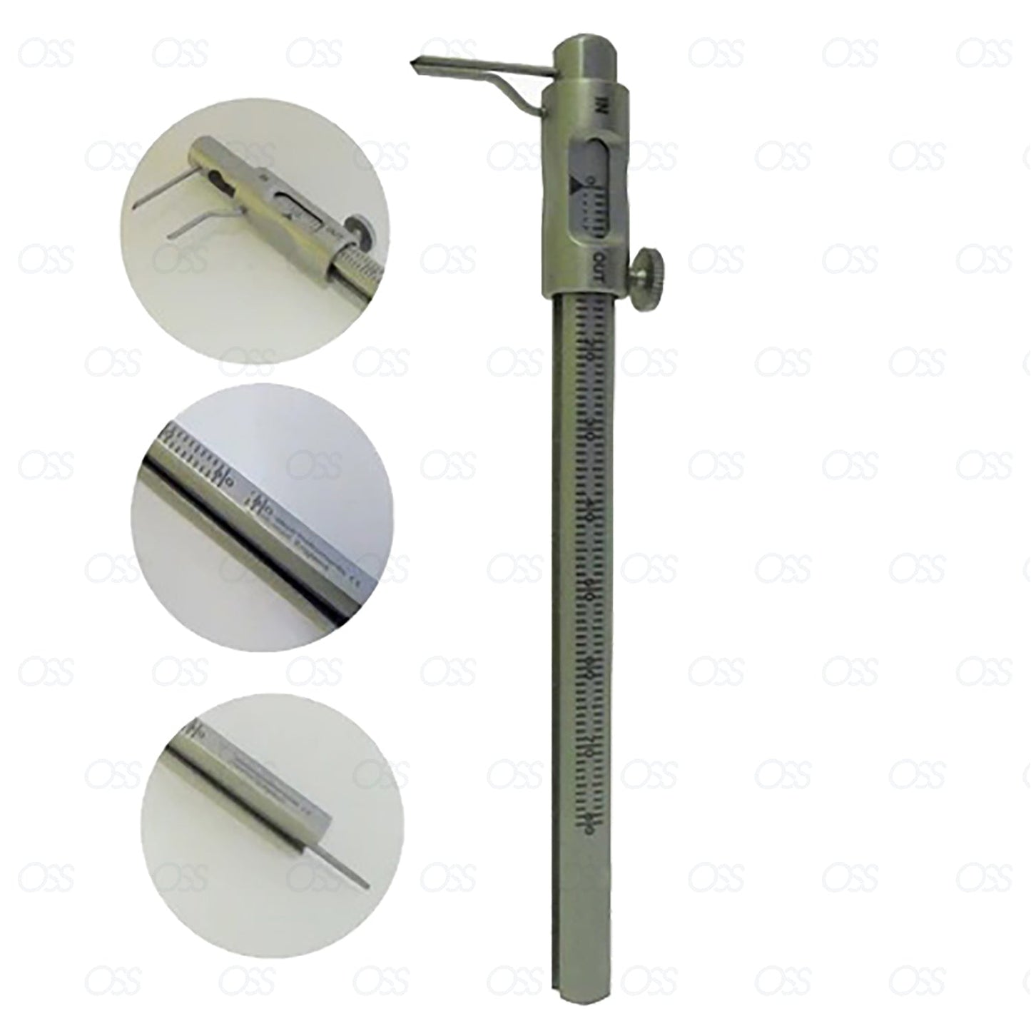 England New Krekeler Sliding Caliper Dental Implant Gauge Measuring Scale CE