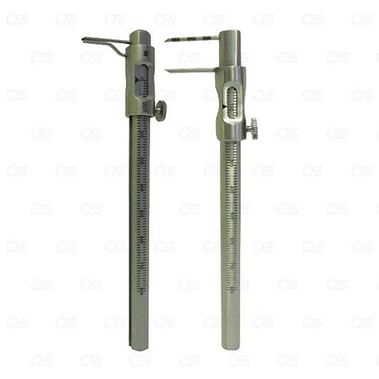 England New Krekeler Sliding Caliper Dental Implant Gauge Measuring Scale CE