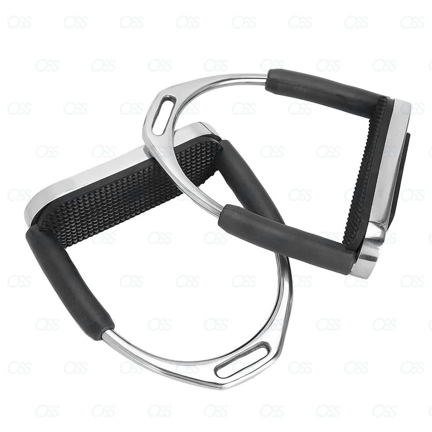 England Stirrups Iron Steel Flexible Safety Horse Riding Equestrian Treads