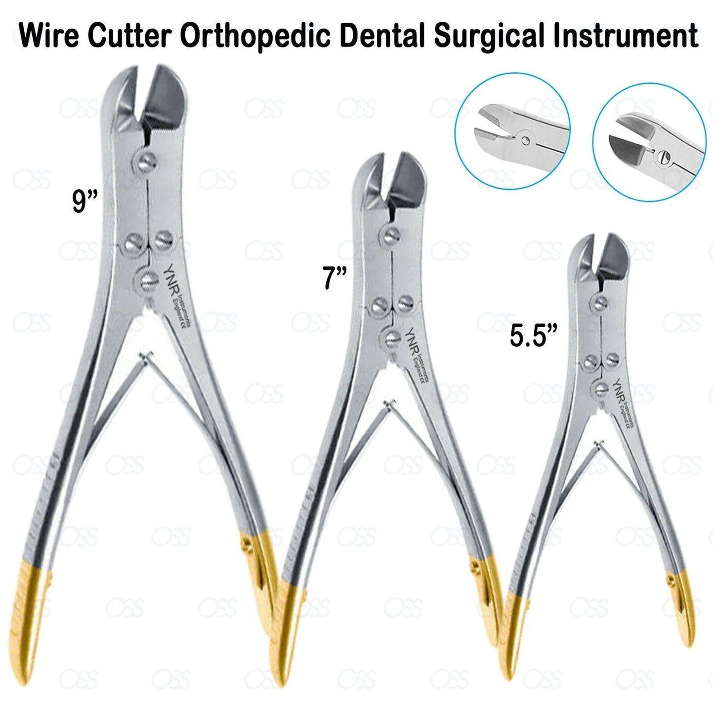 England TC CNC Pin Wire Cutter Front Side Orthopedic Instruments NEW CE